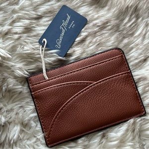 3/$15! Universal Thread Brown Vegan Leather Card Holder Wallet